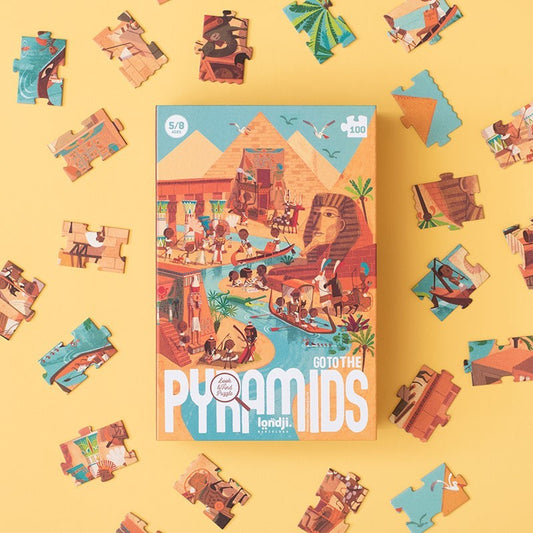 Puzzel | Go to the Pyramids (+ zoek & vind) 5+