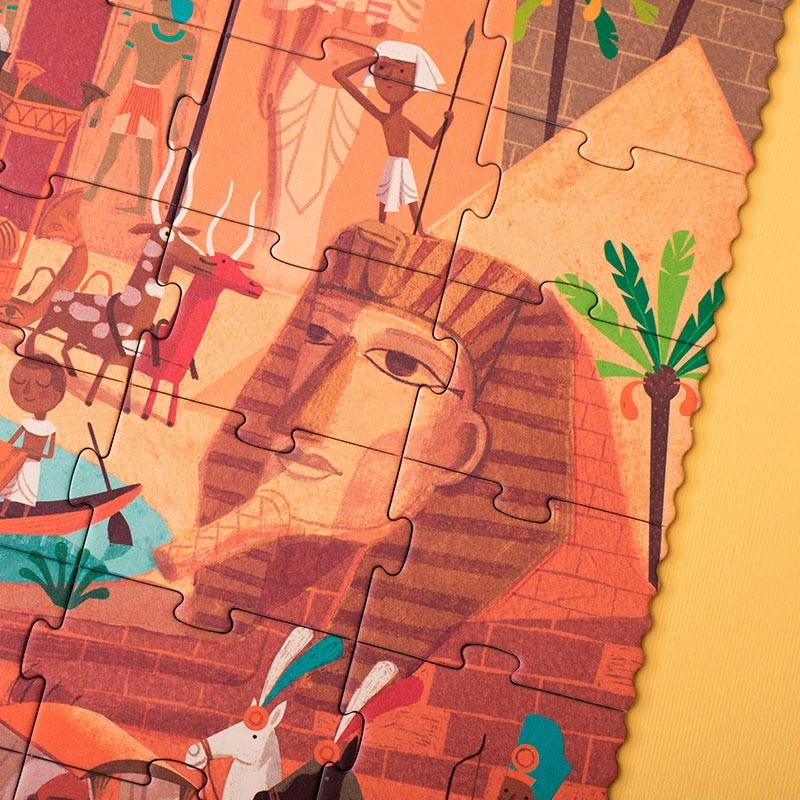 Puzzel | Go to the Pyramids (+ zoek & vind) 5+