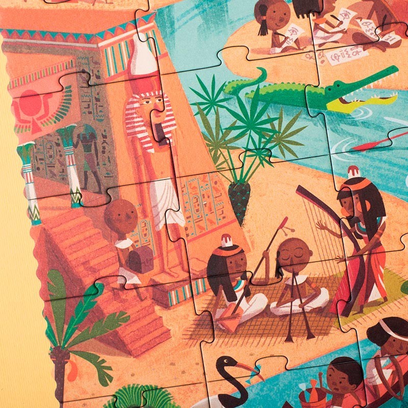 Puzzel | Go to the Pyramids (+ zoek & vind) 5+