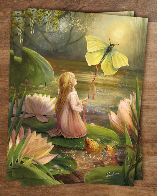 Ansichtkaart | Grimm's Thumbelina