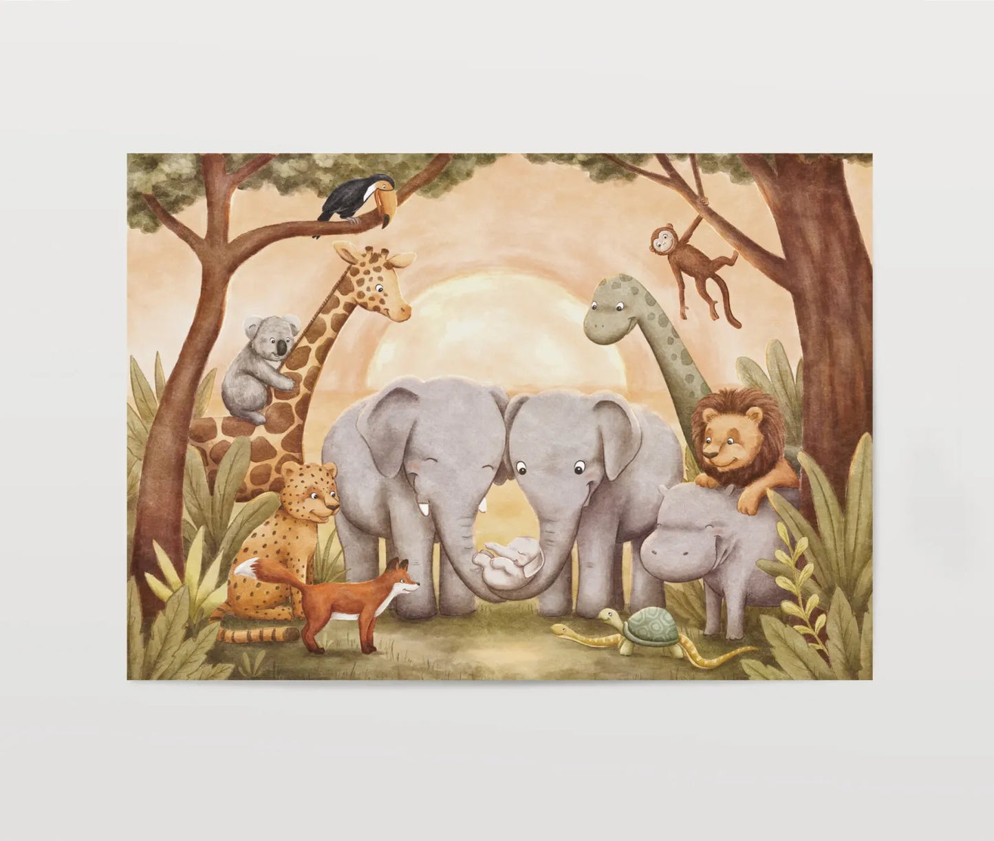 Ansichtkaart | Jungle Baby