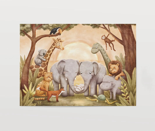 Ansichtkaart | Jungle Baby