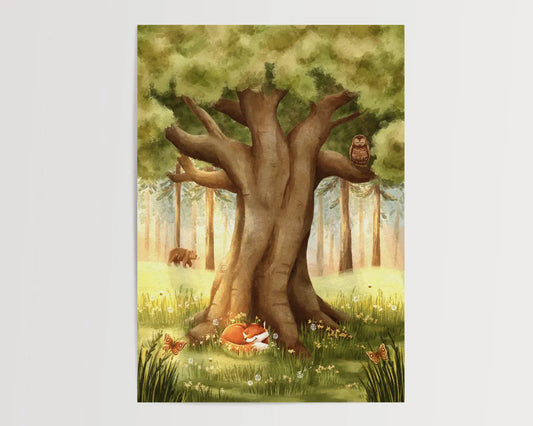 Ansichtkaart | Zomerboom
