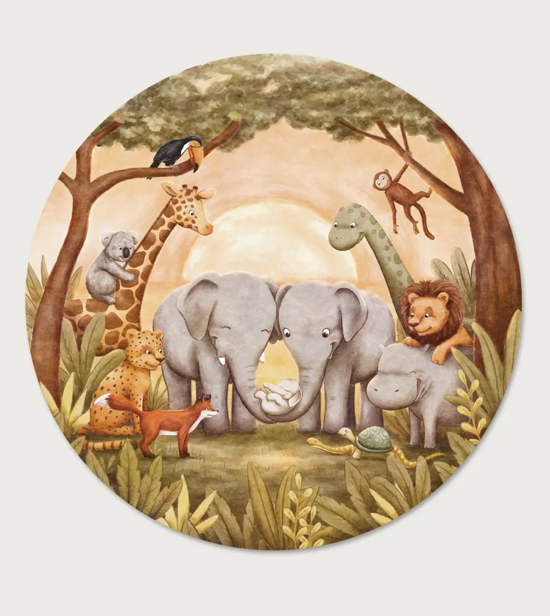 Muursticker | Jungle Baby