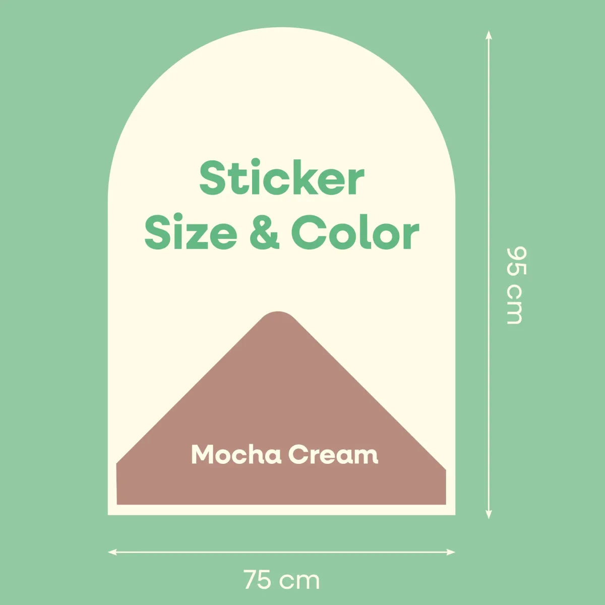 Removable Magnetic Wall Sticker 95 x 75 cm