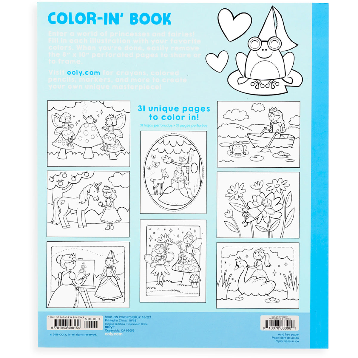 Kleurboek | Princesses & Fairies