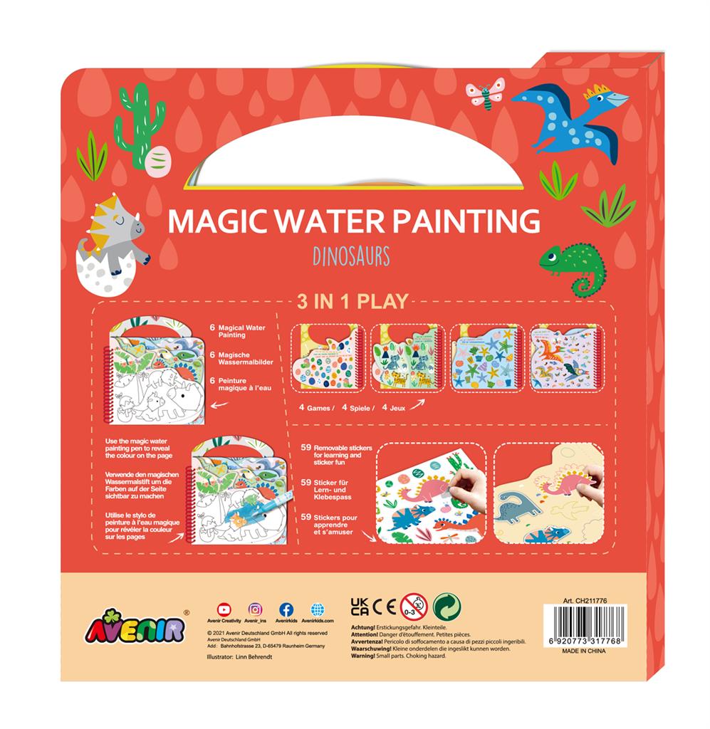 Magisch Waterschilderen | Dino's (3+)