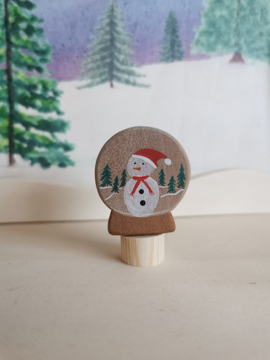 Houten Steker | Sneeuwbal