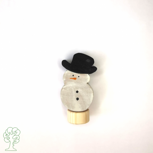 Houten Steker | Sneeuwpop