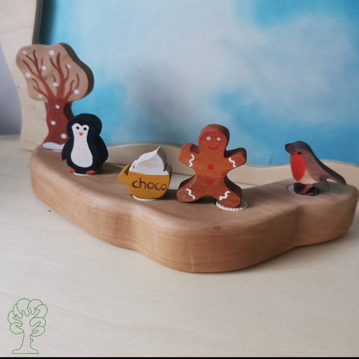 Houten Steker | Pinguin