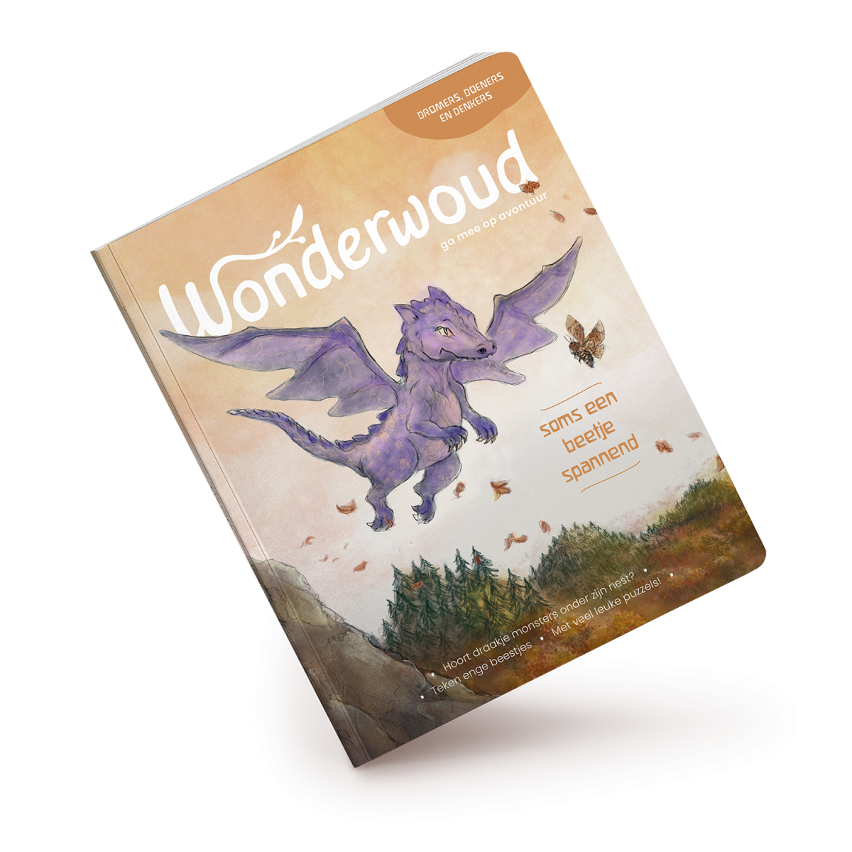 Wonderwoud | Soms een beetje spannend - Bewaarblad voor dromers, doeners en denkers van 4 tot 12 jaar