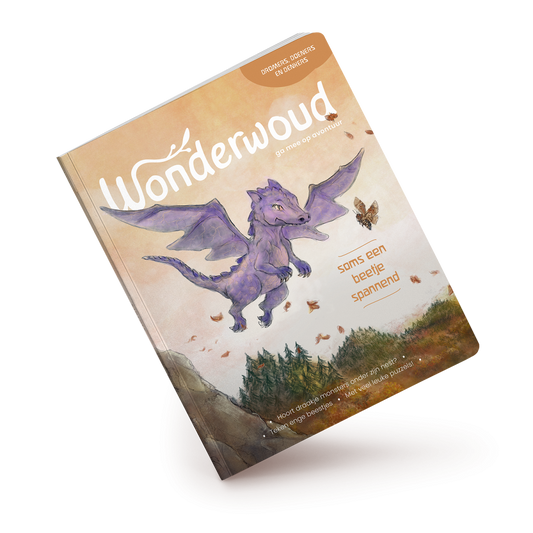 Wonderwoud | Soms een beetje spannend - Bewaarblad voor dromers, doeners en denkers van 4 tot 12 jaar