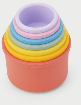 Silisoft Stapelbekers Regenboog (0+)