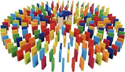 Houten Domino Rally (5+)
