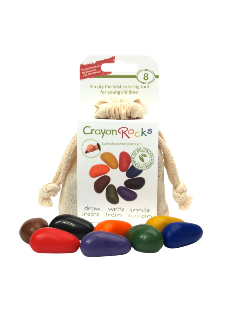 BINNENKORT! Crayon Rocks (8 - 16 - 32 kiezelvormige krijtjes)