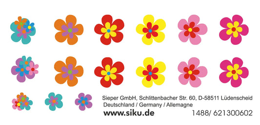 VW The New Beetle Pink (met bloemenstickers)