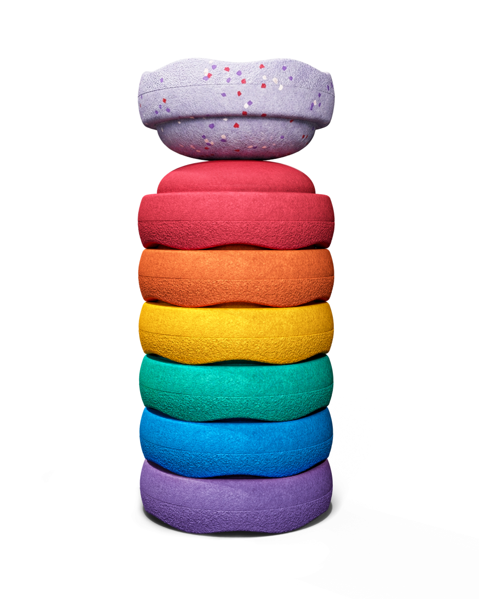 WINTER SPECIAL Stapelstein | MINI Regenboog Classic (7) LIMITED EDITION
