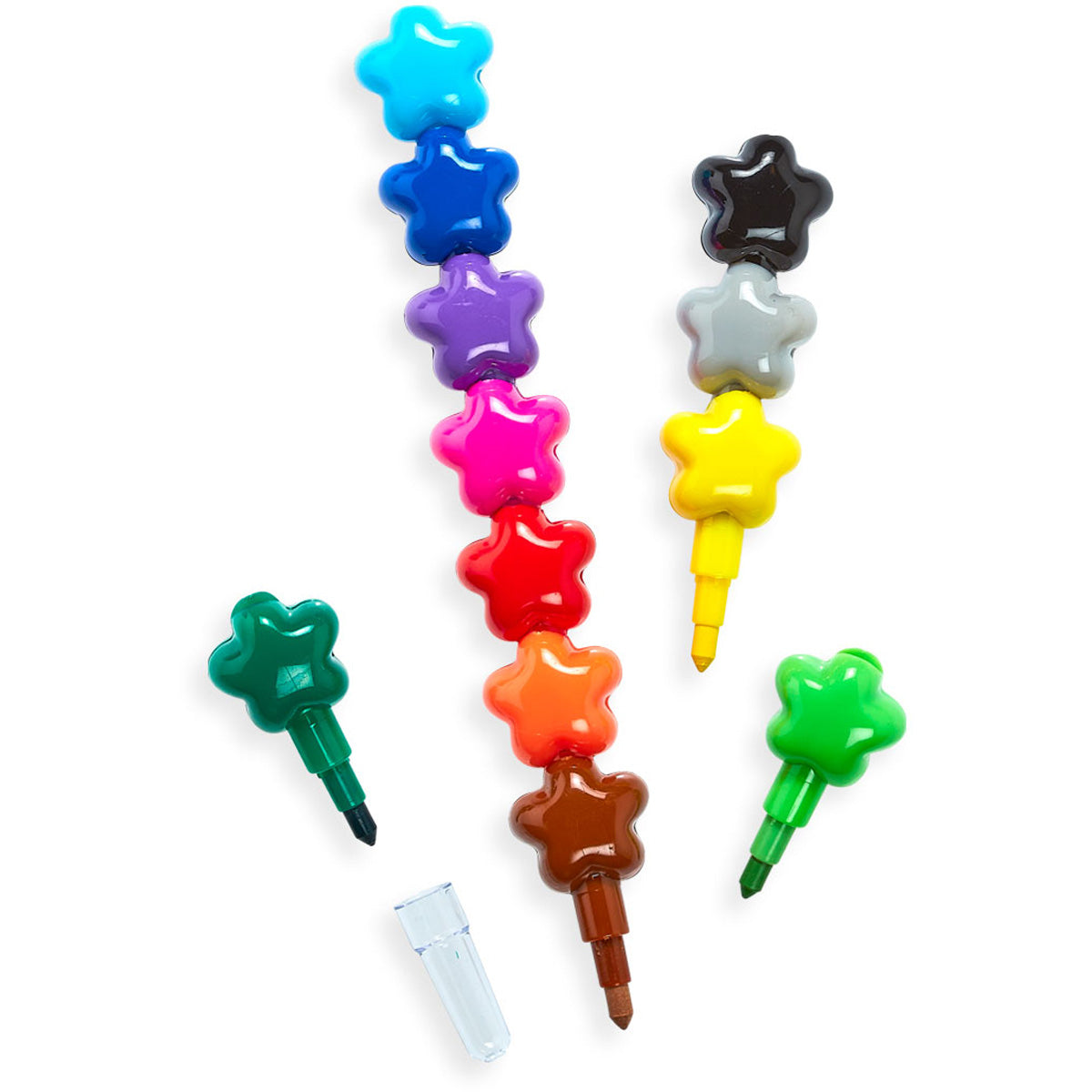 Stacking Crayons | Stack of Stars (12 kleuren) 3+