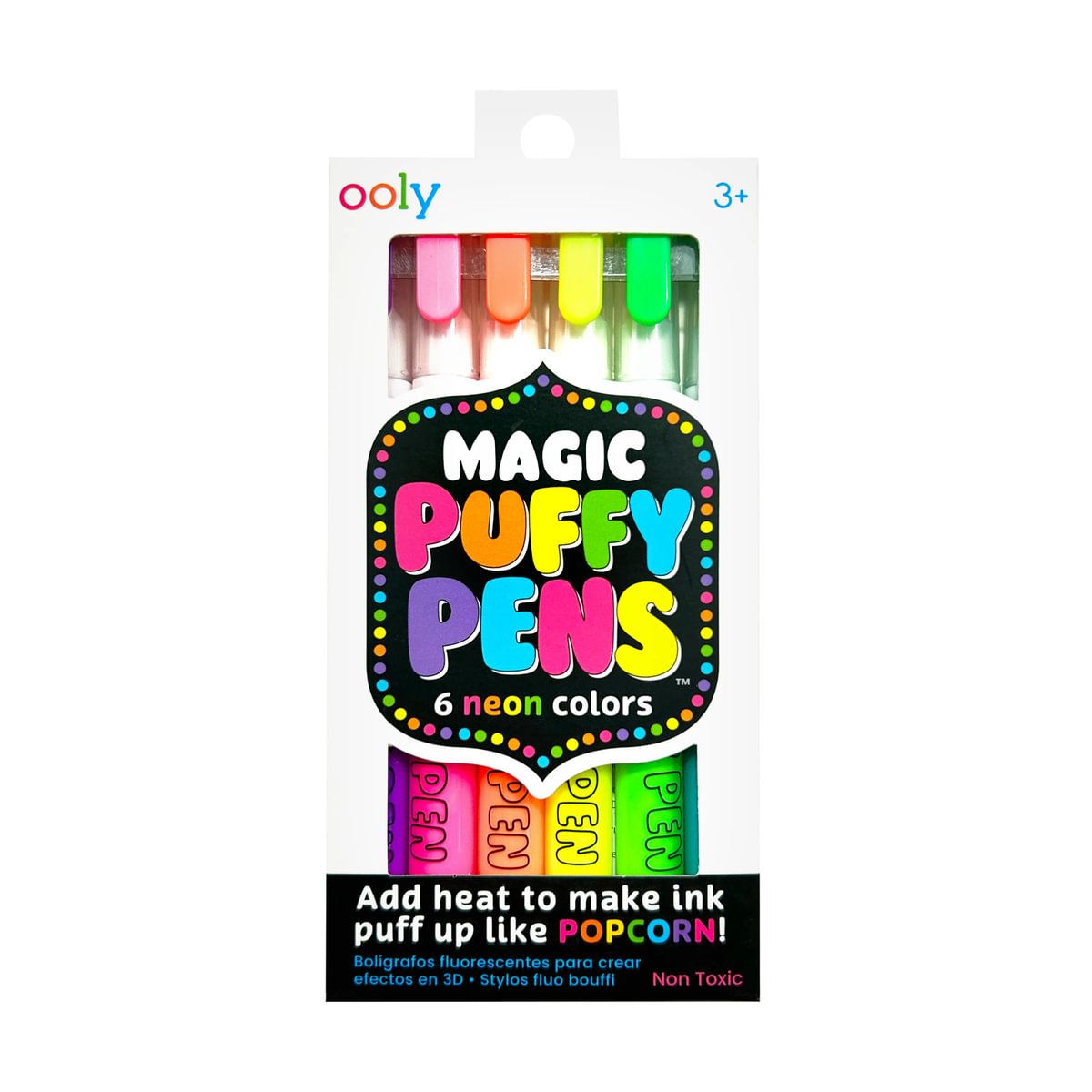 Pennen | Magic Neon Puffy Pens 3+
