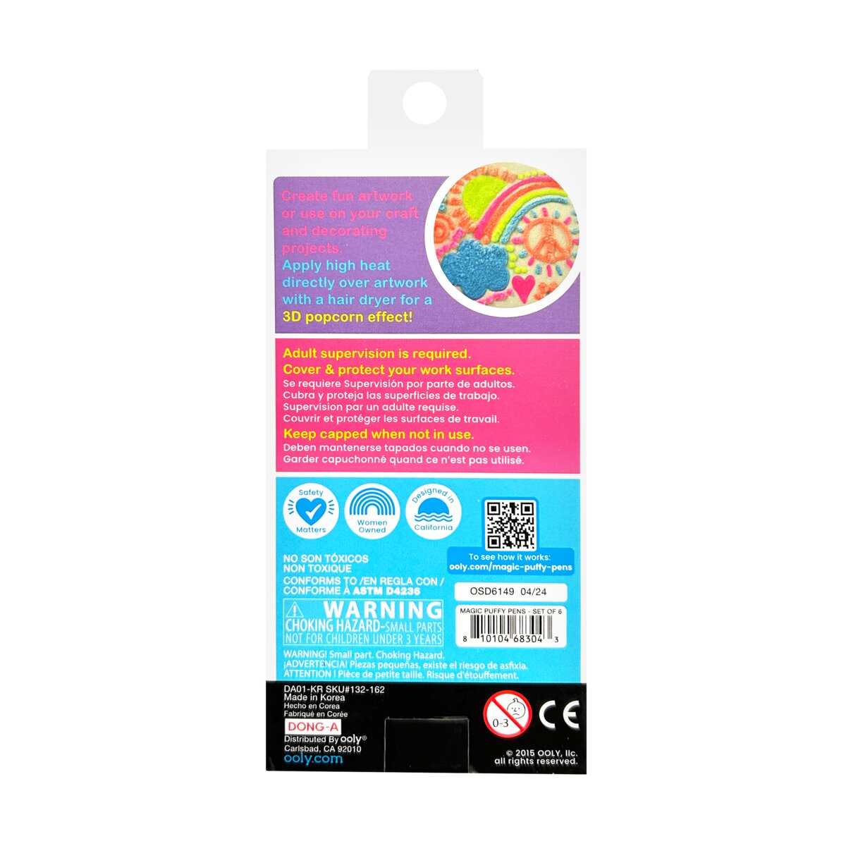 Pennen | Magic Neon Puffy Pens 3+