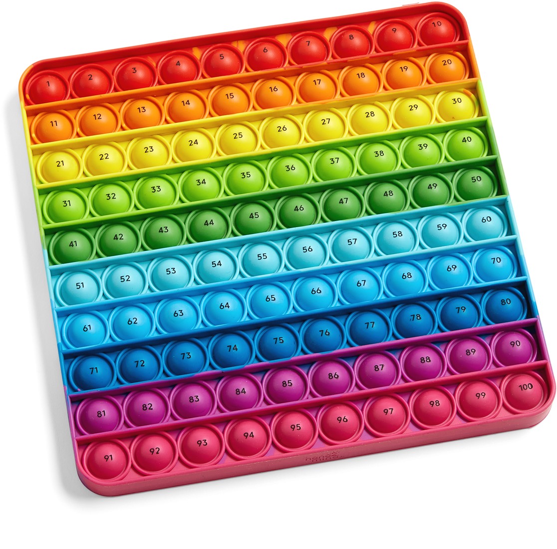 Sensory Bubbel Popper Hundred Board