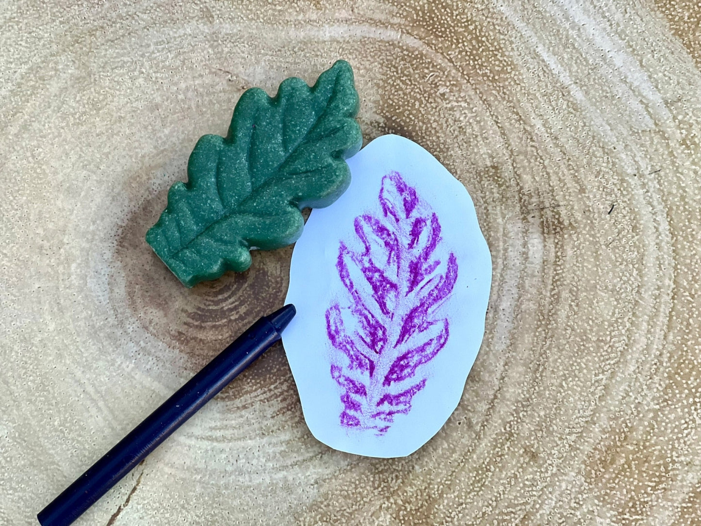 Sensory Play Stones | Leaves