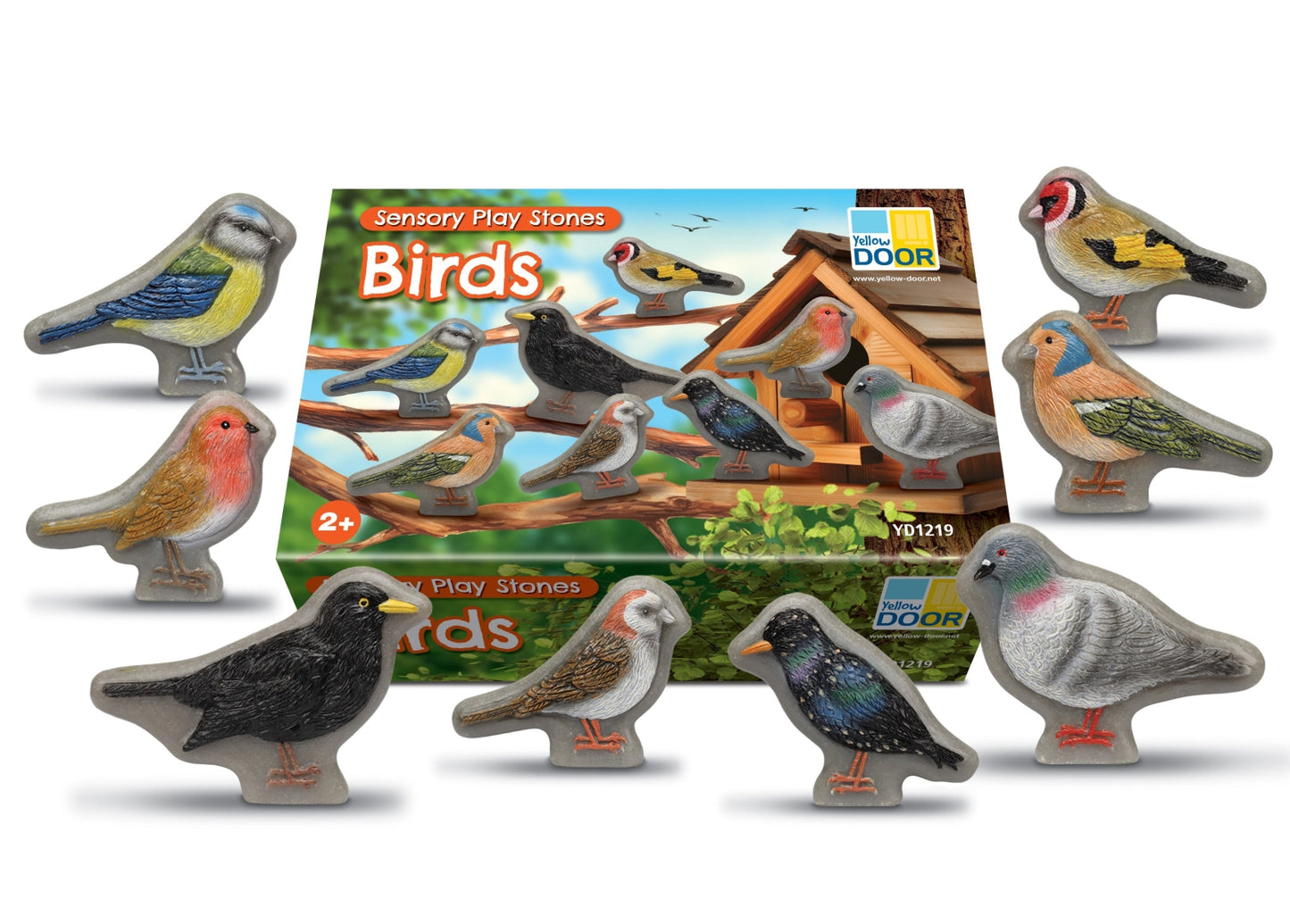 Sensory Play Stones | Birds