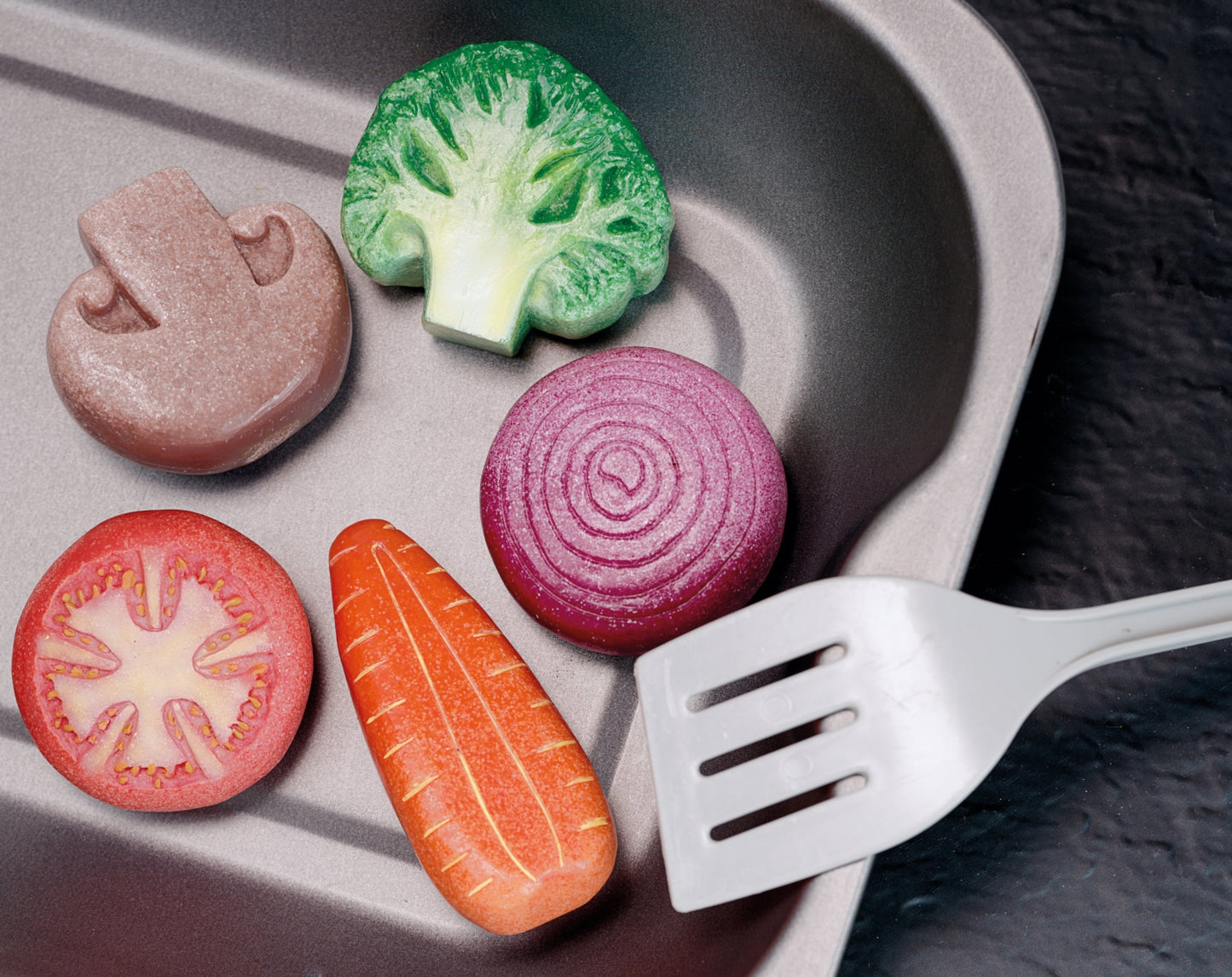 Sensory Play Stones | Vegetables