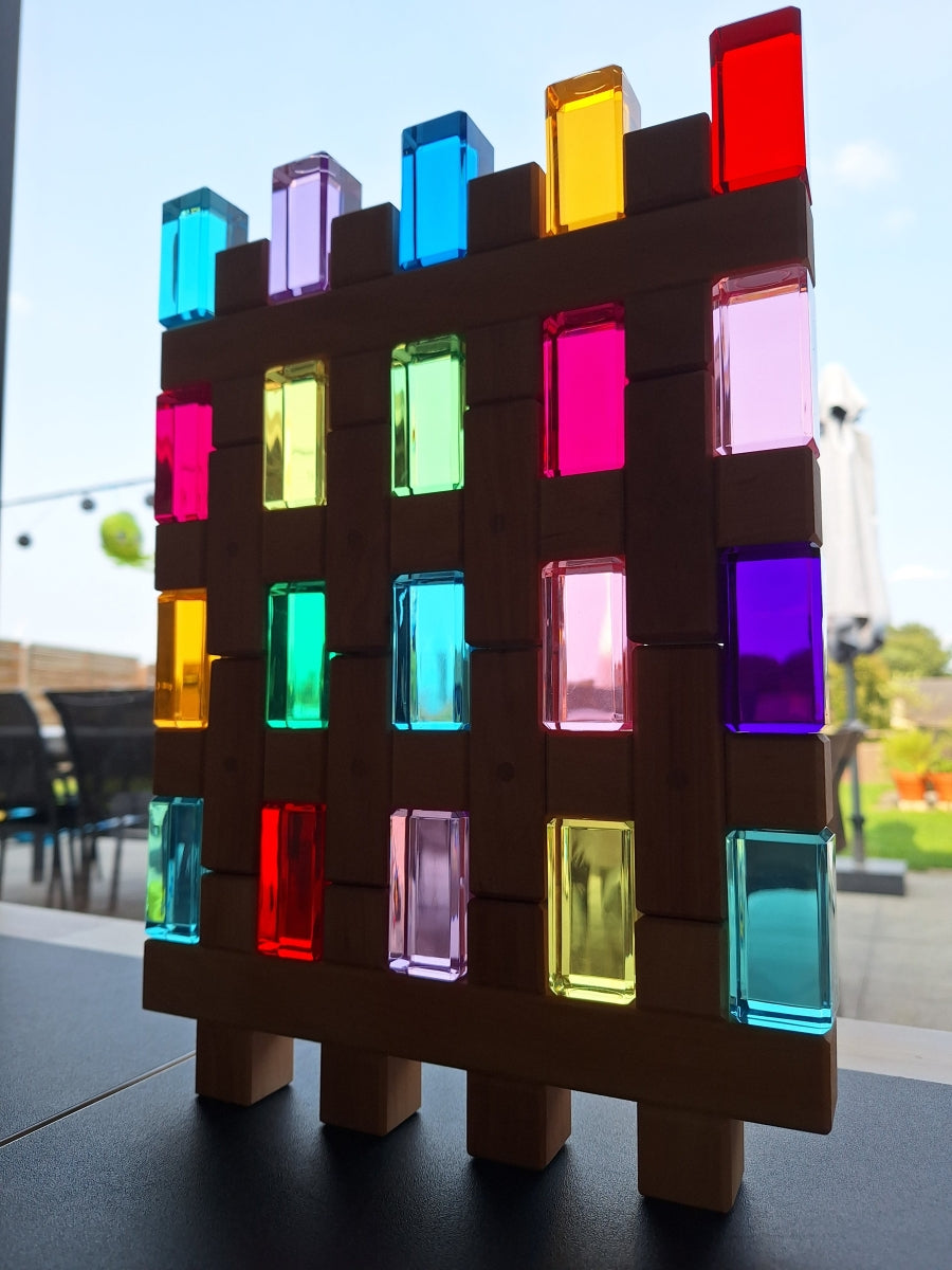 Lucent Cubes | XL Regenboog (24) (op = op)