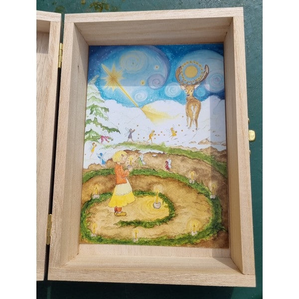 Houten Opbergkistje (voor kaarten)