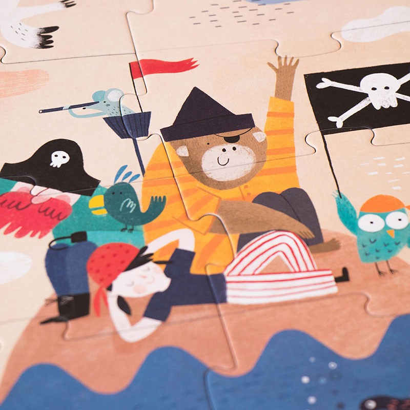Puzzel | Discover the Treasure (4 puzzels) 3+