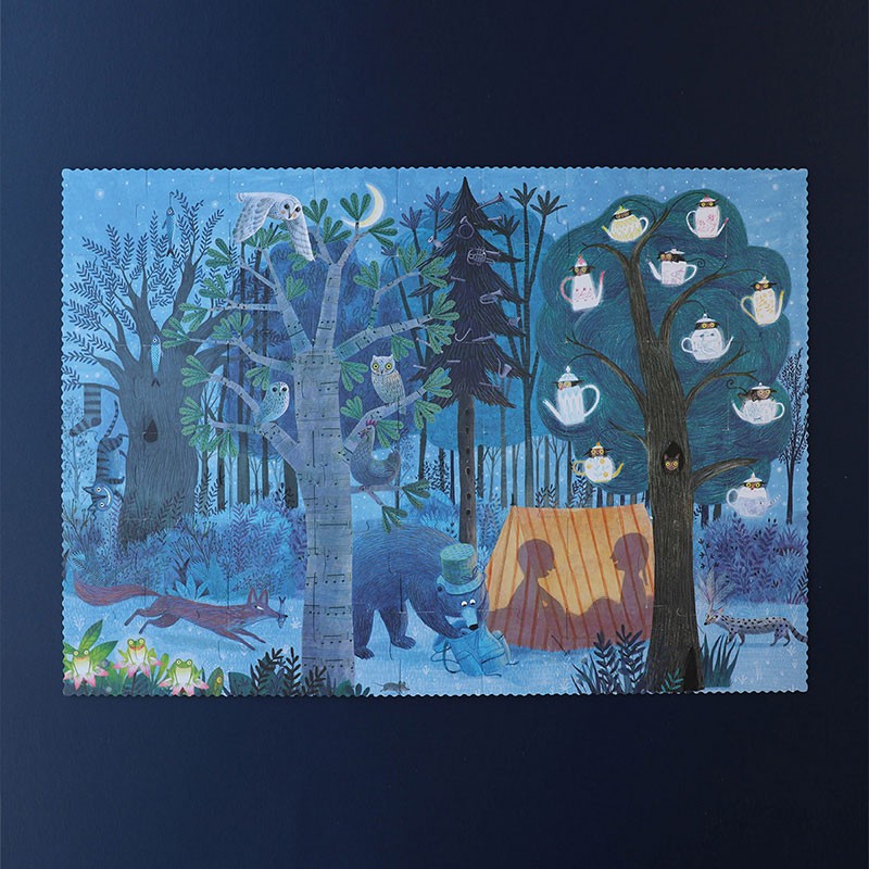 Puzzel | Night & Day in the Forest (dag & nacht omkeerbaar) 5+