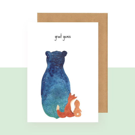 Wenskaart | Groot gemis