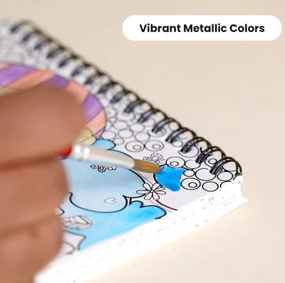 Viviva Colors Aquarelverf in Biologisch Afbreekbaar Kurkpalet 'Metallic' (15 kleuren)